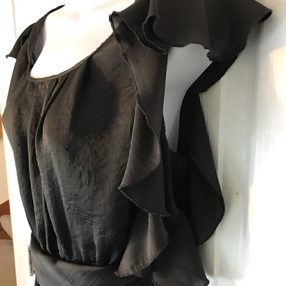 Sexy Adiva M Silky Slip On Mini Dress!